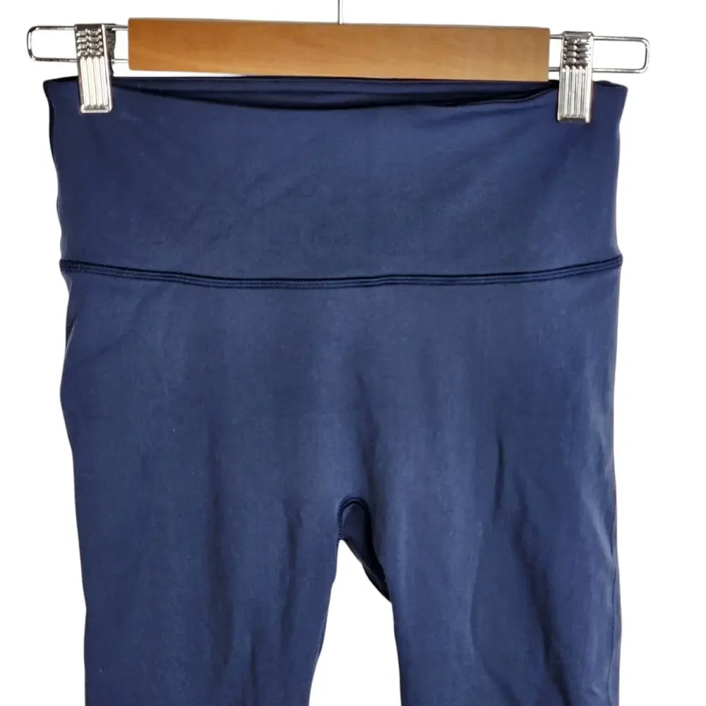 Lululemon Enlighten Tight Cadet Blue Womens Size Medium Hi Rise‎ Seamless Mesh